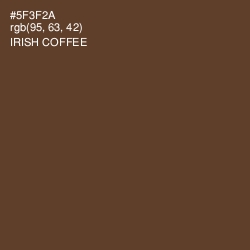 #5F3F2A - Irish Coffee Color Image